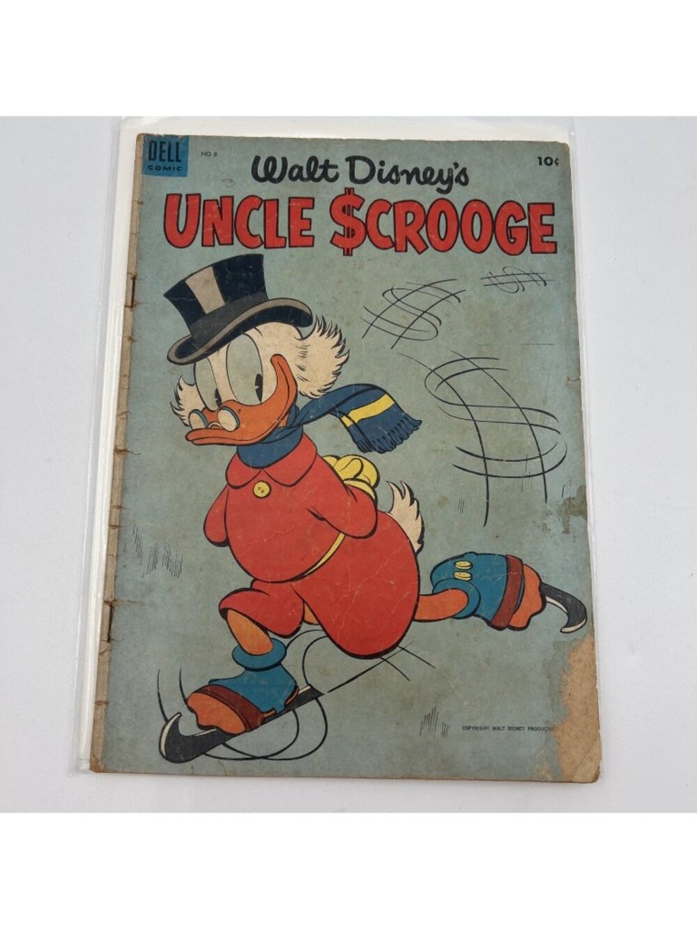 Uncle Scrooge (Walt Disney) #8 Dell Comics 1955 50s Comic Book